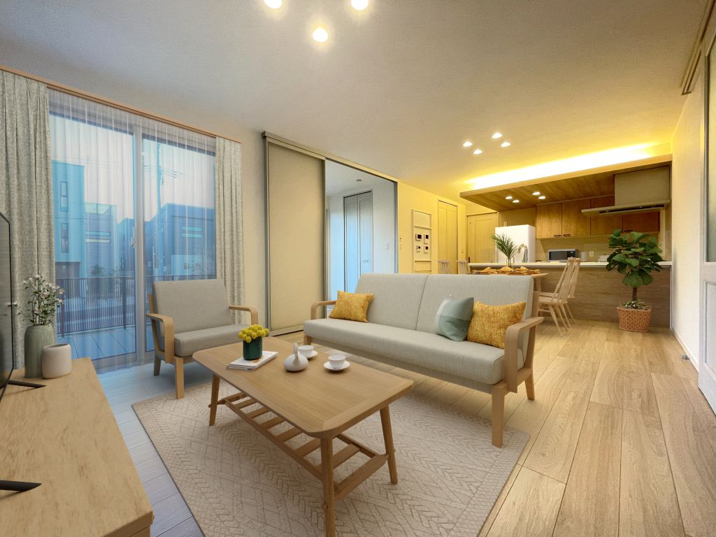 No.51リビング_CG家具入り