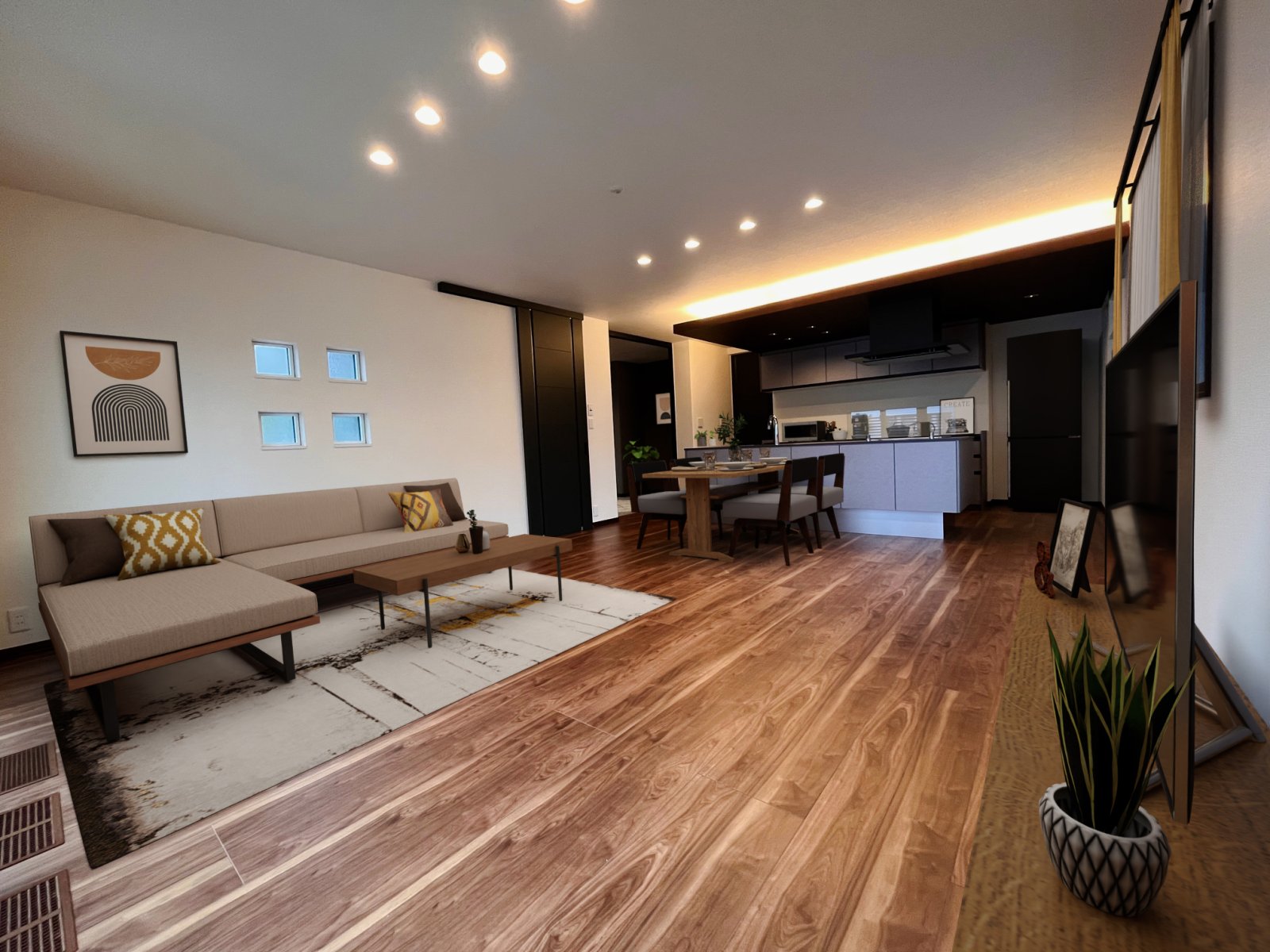 No.4/リビング
※家具類はCGによるイメージです