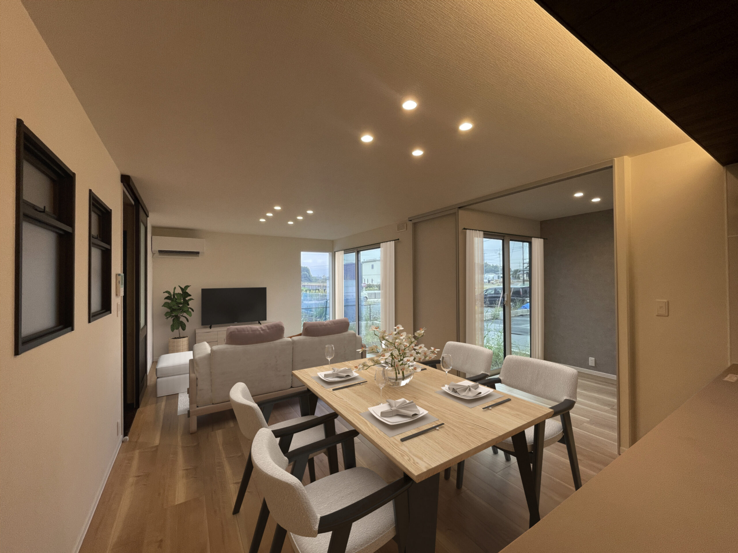 No.153/LDK(25年11月撮影)
※家具類はCGによるイメージです CA荒川本郷No153_LDK