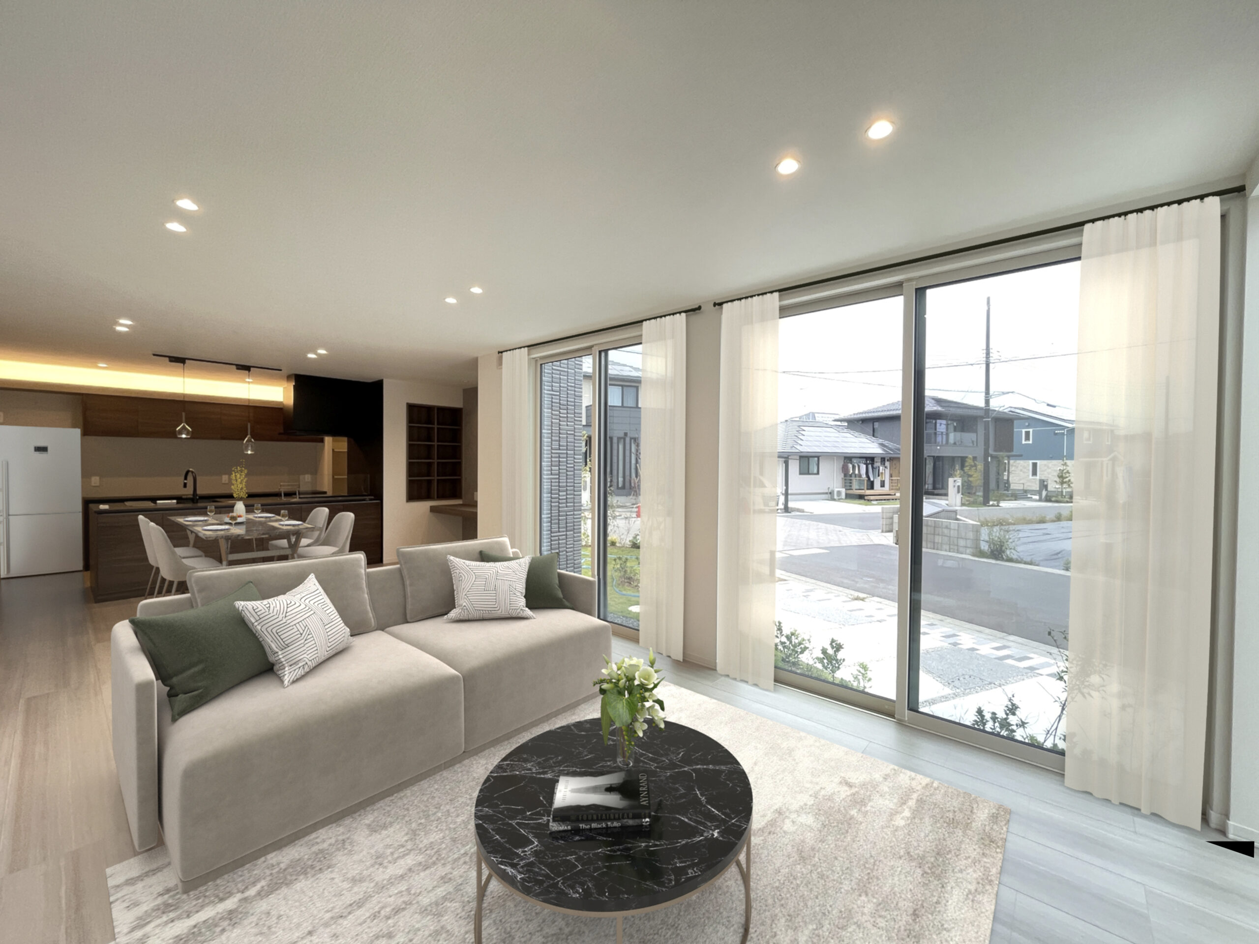 No.124/LDK(25年11月撮影)
※家具類はCGによるイメージです CA荒川本郷No124_LDK