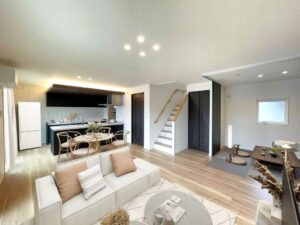 No.1リビング_CG家具入り