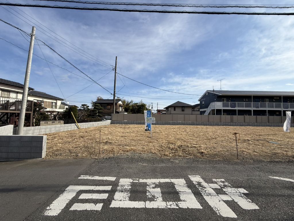 No.3/25年4月に造成が完了しました(25年12月撮影)