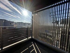 スマートハイムプレイス中館ⅡNo2_バルコニー