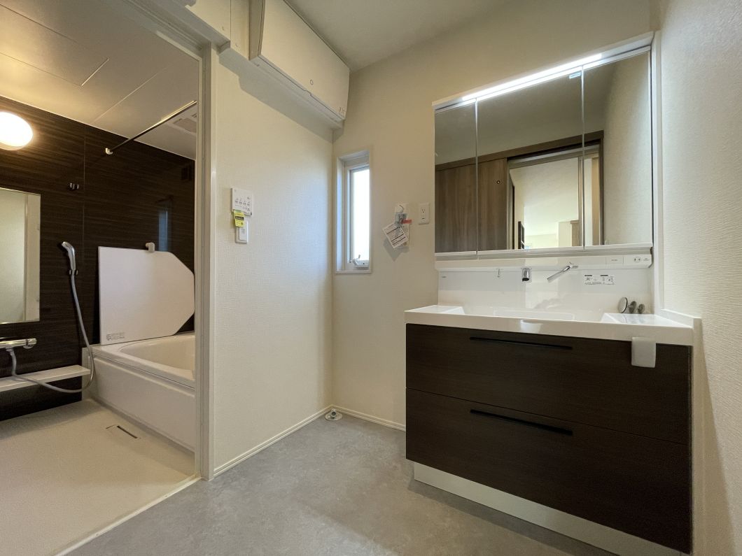 水戸市米沢町分譲地No1_洗面室(26年1月撮影) 水戸市米沢町分譲地No1_洗面室