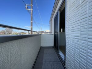 水戸市内原町No10_バルコニー1
