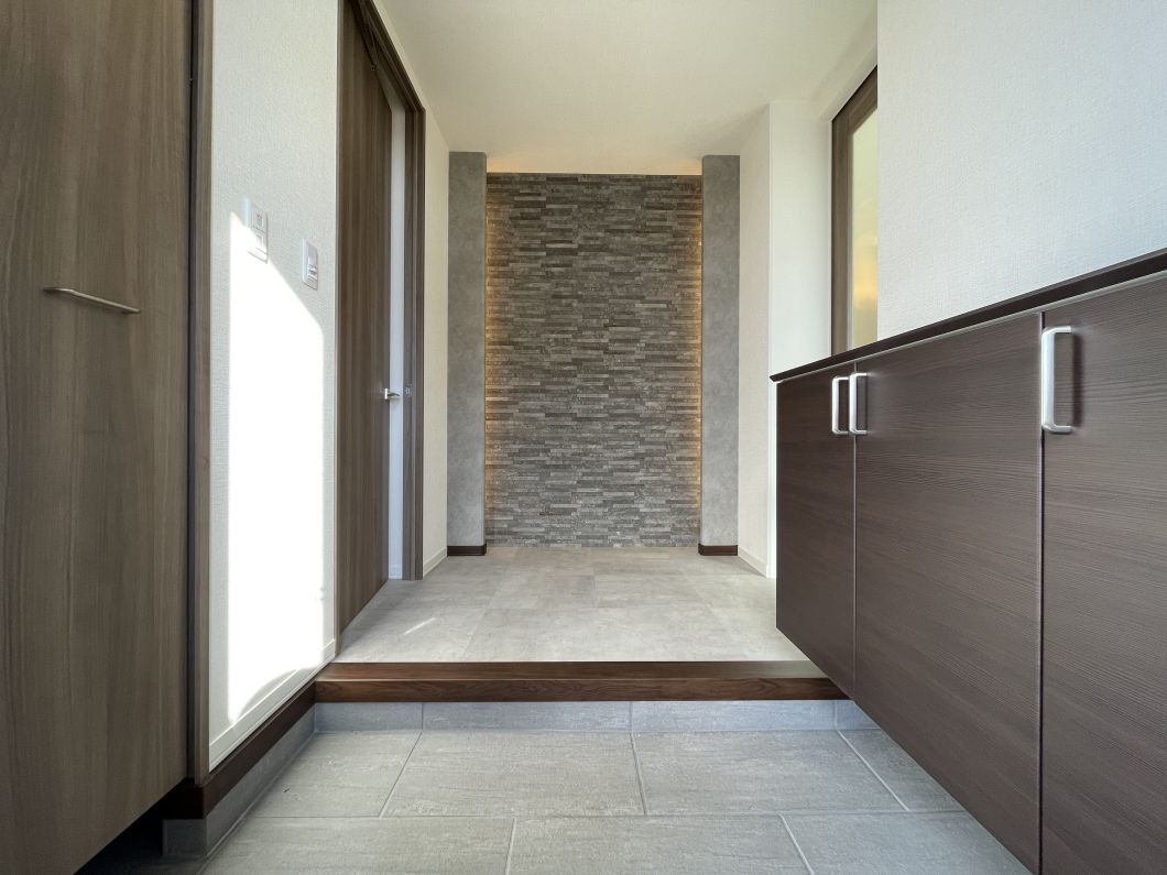 No.9 玄関ホール(26年1月撮影) 水戸市内原町No9_玄関ホール