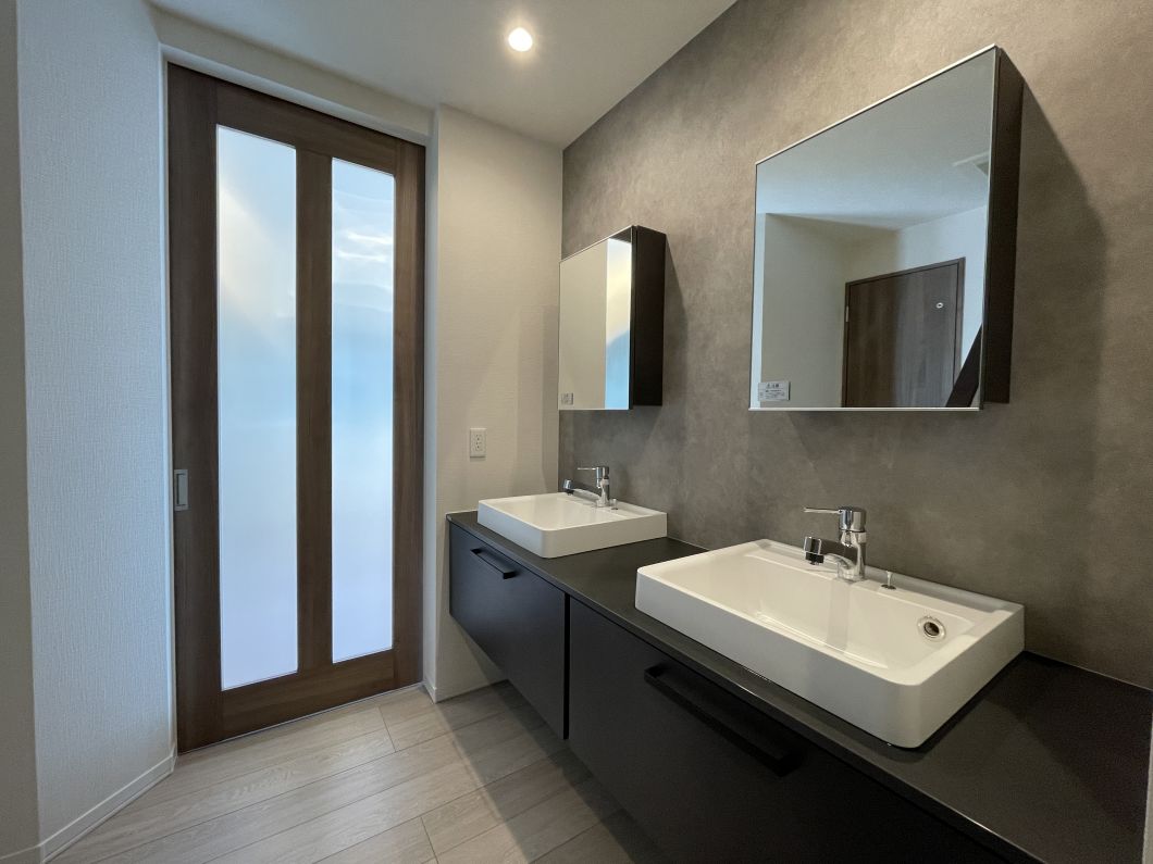 No.9 洗面(26年1月撮影) 水戸市内原町No9_洗面