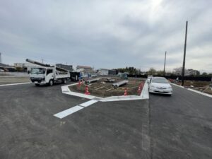 スマートハイムプレイス河和田町No.22_造成工事中の様子