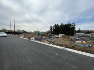 スマートハイムプレイス河和田町No.4_造成工事中の様子