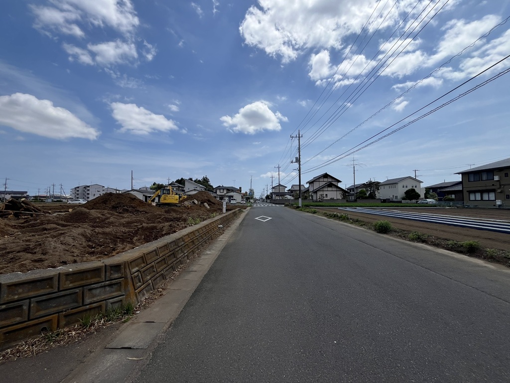 全9区画の分譲地です(26年4月撮影) スマートハイムプレイス高場