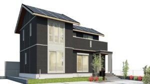 スマートハイムプレイス筑西市花の前_外観パース図