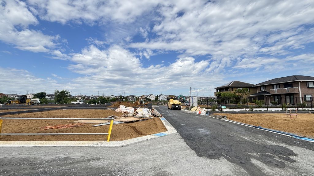 スマートハイムプレイス牛久Ⅲ_分譲地道路