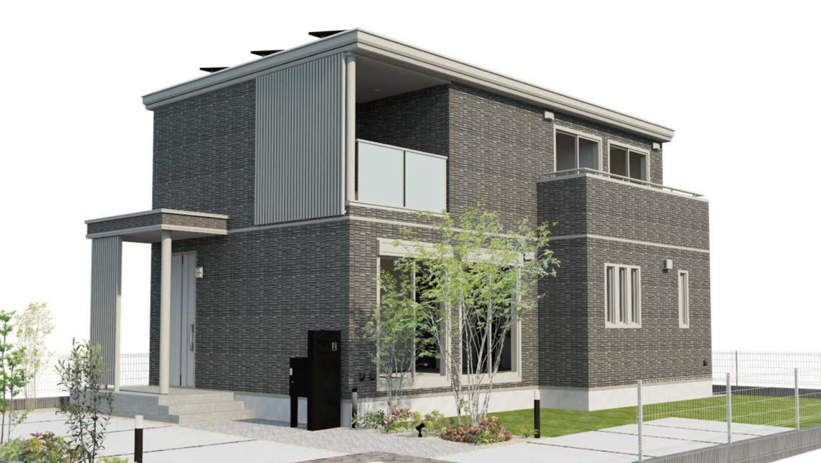 スマートハイムプレイス神栖二丁目No3_外観パース図