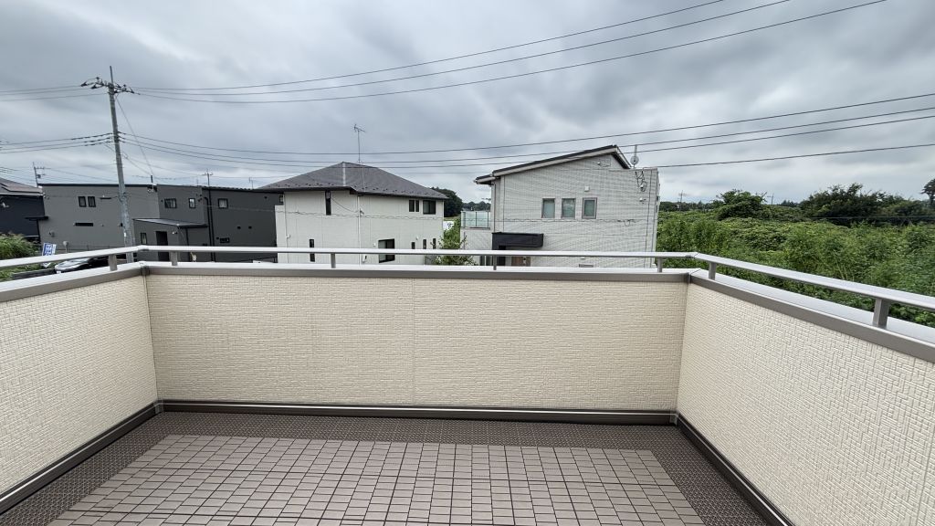 A3街区1画地/バルコニー(26年9月撮影)