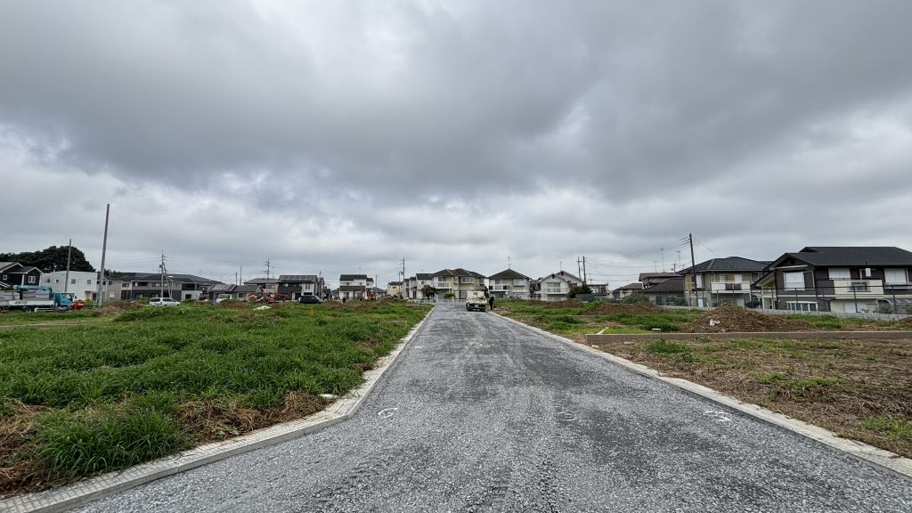 分譲地内道路/造成工事中(26年8月撮影) スマートハイムシティ下稲吉_分譲地内道路