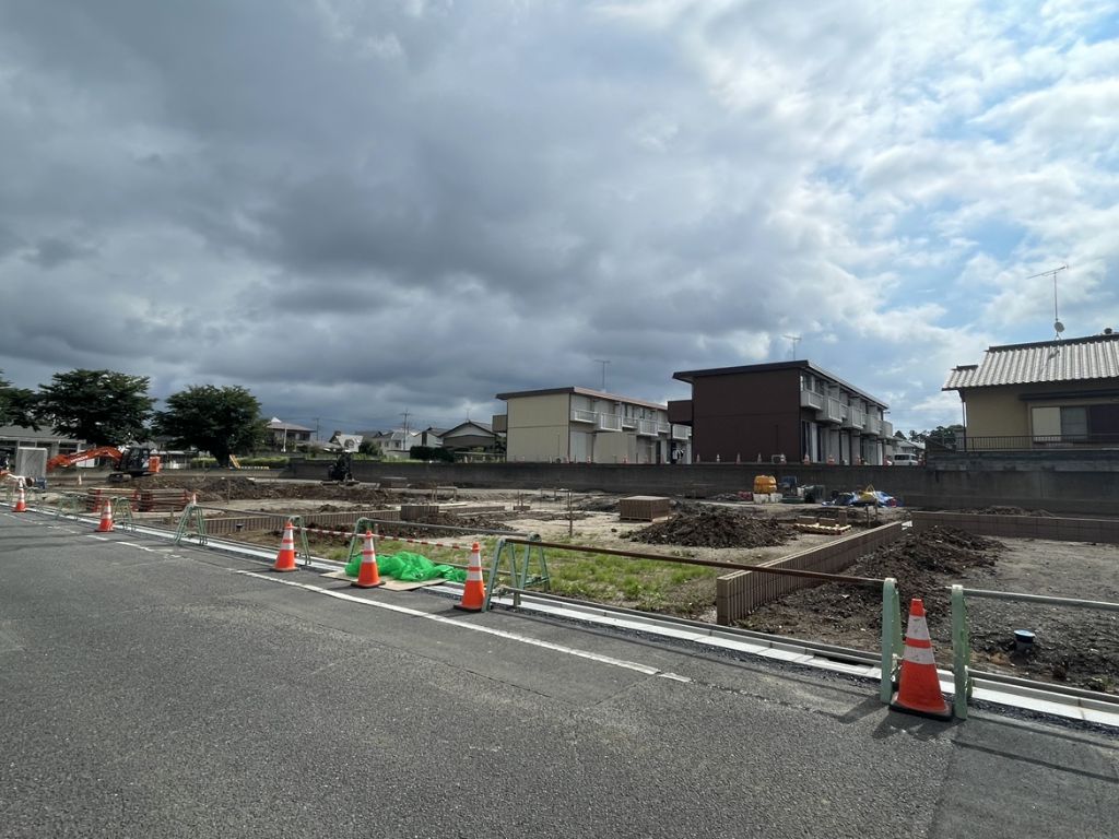 現在造成工事中です(26年7月撮影) スマートハイムプレイス東石川_造成工事中