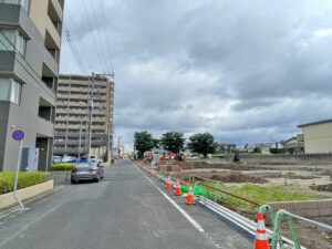 スマートハイムプレイス東石川_造成工事中